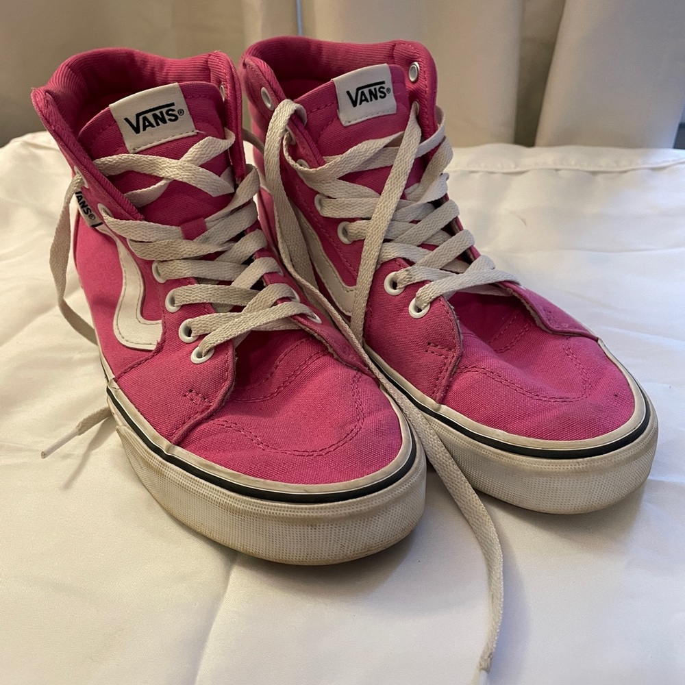 Vans Pink High-Top Sneakers